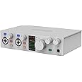 TOPPING E2x2 OTG USB Audio Interface - Ultra-Linear Preamp & Powerful Headphone Amp,Optical Output, Dual Mobile Streaming, Zero-Latency, 192kHz/24bit Recording, PC/Mobile Compatible(White)