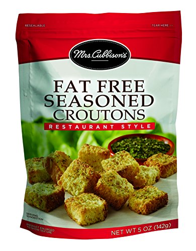 Mrs. Cubbison's Croutons, Fat Free, 5 Ounce (Pack of 9)