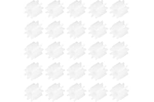 MECCANIXITY 30 Pcs Plastic Gears 9 Teeth Plastic Motor Gear Model 92A Reduction Gear for RC Car Model DIY Robot (White, Modul
