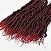 Spring Twist Crochet Hair (14inch,#1B/BUG,6pcs) Bomb Twist Curly Ends Passion Twist Hair Extensions