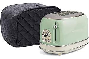 CHENGYI 2 Slice Toaster Appliance Cover,Quilted Toaster Cover Bread Maker Cover,Kitchen Small Appliance Covers,Universal Size Microwave Toaster Oven Cover,Dustproof Cover for Most Standard 2 Slice Toasters