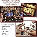 RNK Gaming 5 Pack of Professional Dice Cups PU Leather and Red Velvet Lined, Includes 25 White Six-Sided Dice