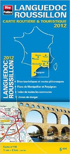 Languedoc Roussillon Carte Régionale Routière Touristique N - 