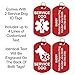 GoTags Service Dog ID Tags, Personalized with up to 4 Lines of Custom Engraved Text on Backside, Set of 2 Tags