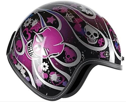 AGV RP60 Helmet - Skully (SMALL) (BLACK/PURPLE)