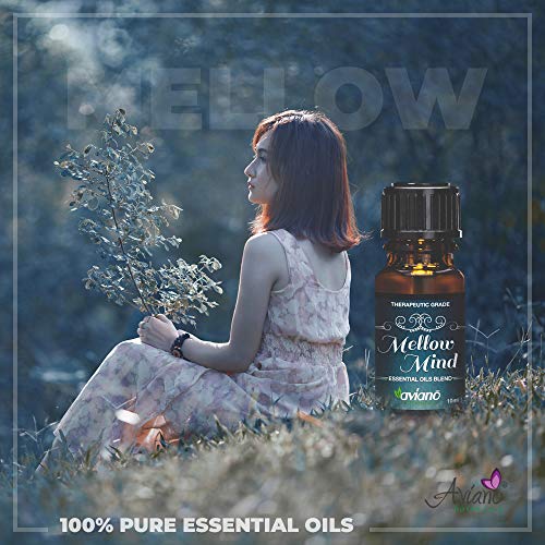 Top 6 Essential Oil Blends Gift Set for Diffuser - #1 Voted Mothers Day Gifts for Women, Girls, Mom, Wife, Her for Aromatherapy by Aviano Botanicals | UPDATED Scents for 2019