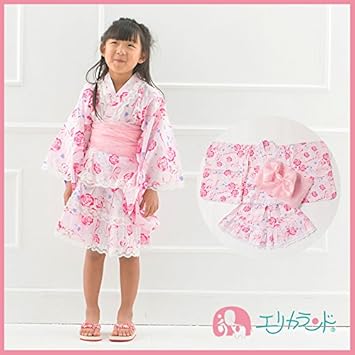 Amazon Er2344p3 浴衣 ドレス キッズ 女の子 セット 子供 ベビー