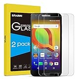 Alcatel A30 Screen Protector, SPARIN [2 Pack] Tempered Glass - Anti-Scratch 9H Hardness Crystal Clarity Screen Protector for Alcatel A30 5.0 inch