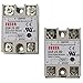 TinaWood 2PCS SSR-25DD Solid State Relay 25A 3-32V DC/5-200V DC (SSR-25DD x2) (DC to DC 25A x2)