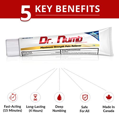Dr. Numb 5 Lidocaine Topical Anesthetic Numbing Cream For Pain Relief