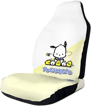 Amazon カーシートカバー ポチャッコ レザー 防水 普通車用 軽 自動車 フロント カー用品 前席 送風 合成皮革 汎用 丸洗いできる カー用品 100 通気性 座布団 車 バイク 車 バイク