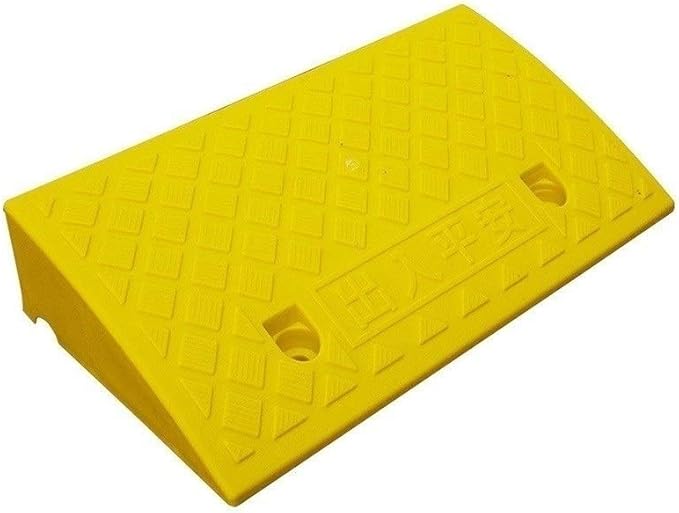 ZhouWD Yellow Handicapped Wheelchair Ramps, Indoor Environmental Protection Step