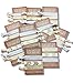 Mayde Ribbon Hair Ties, Hair Bands Party Favors Kit for Bachelorette or Bridal Parties (Gold, Pack of 12)