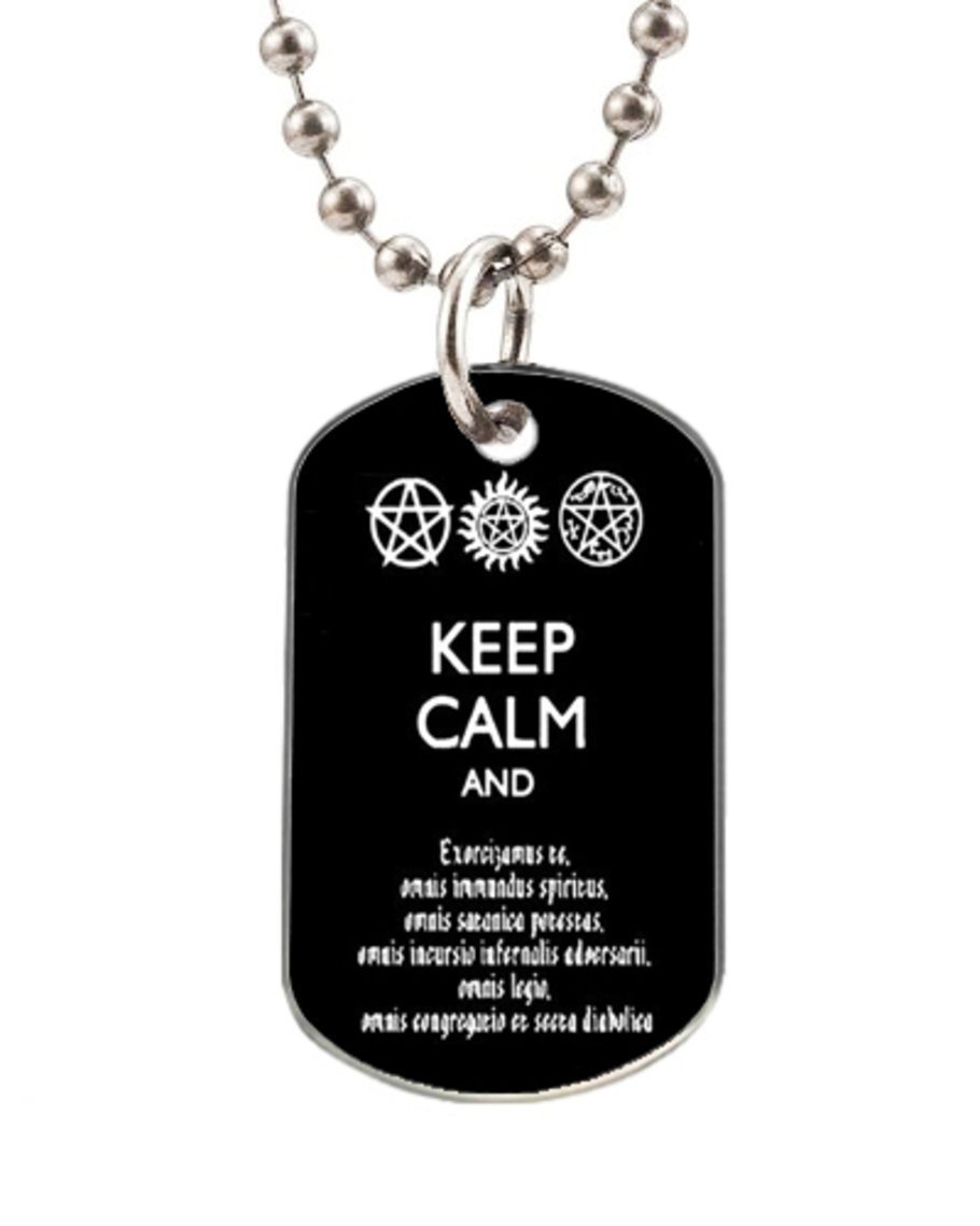 supernatural dog tags