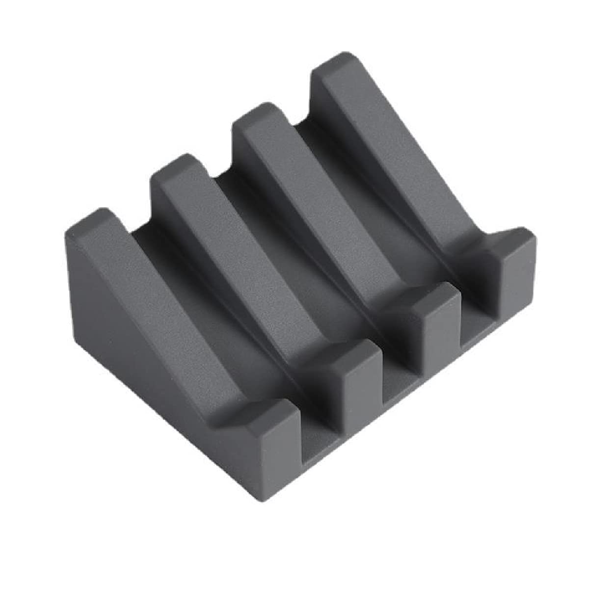 Jagowa Silicone Soap Dish Self Draining Soap Holder Tray Anti-Slip Soap Saver Case Container For Shower Bathroom Kitchen(White, Grey)