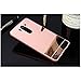 LG G Vista Case, Silverback(TM) Luxury Metal Air Aluminum Bumper Detachable + Mirror Hard Back Case 2 in 1 Cover Ultra-Thin Frame for LG G Vista -RoseGold