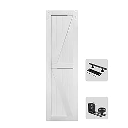 S&Z TOPHAND® 26in x 84in MDF Barn Door,British