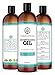 Pure Moisturizing Oil with Coconut, Olive, Almond & Lavender Oil | 100% Natural Daily Face, Hair and Body Oil | Perfect for All Skin Types, Men and Women, 8 oz.
