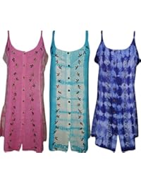 Wholesale Lot Of 3 Womens Shift Dress Button Front Tie Back Embroidered Sundress SM