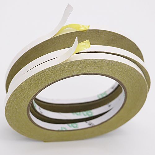 3 PackDouble Sided Tape - Multi-Purpose Double Sided Duct Tape Perfect for Indoor and Outdoor Removable Heavy Duty Mounting Tape, 0.2-inch by 20-Yards