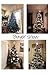 Artificial Christmas Tree 5/6/7/7.5 Foot Flocked Snow Trees with Pine Cone Decoration Unlit