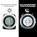 Loud Alarm Clock for Heavy Sleepers - Simple Digital Clock Battery Operated for Hearing Impaired - Easy to Set Electronic Twin Bell Snooze Portable LCD Clock for Kids