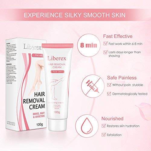 Hair Removal Cream Liberex Women Mens Premium Depilatory Cream