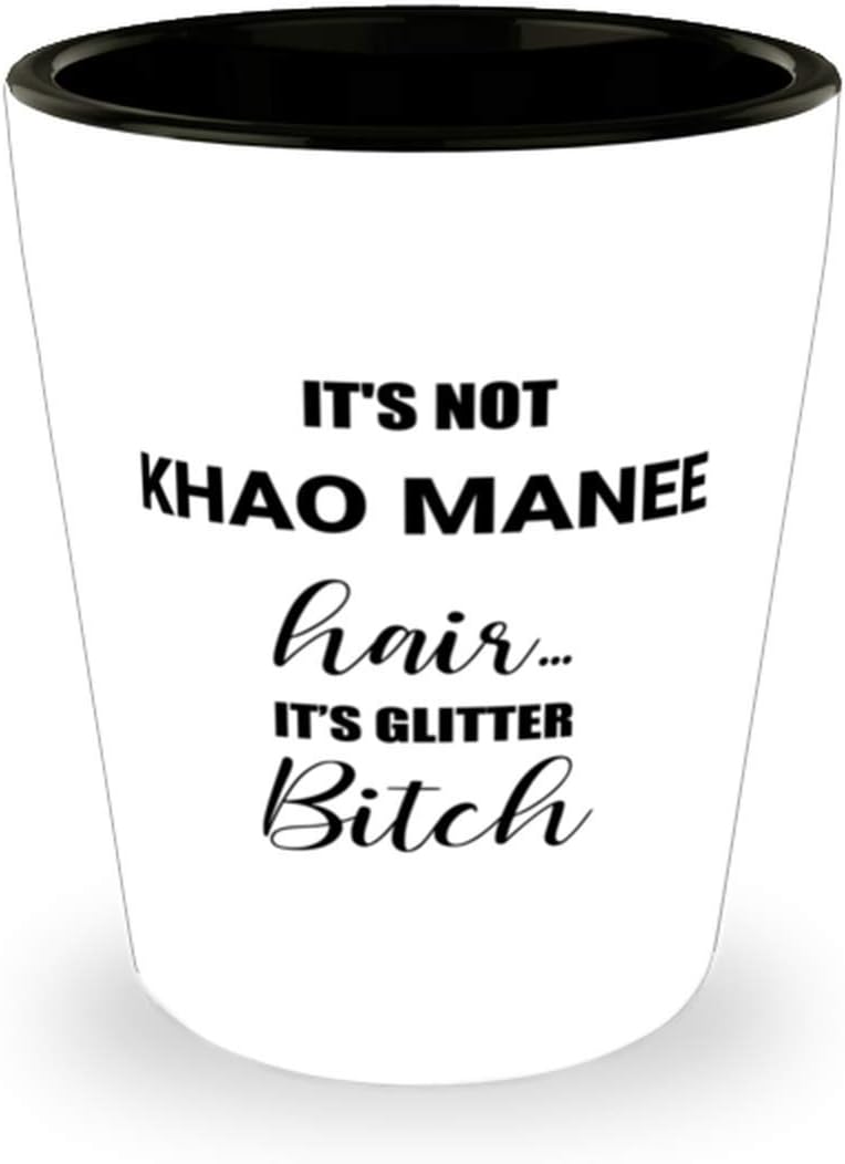 Amazon.com | Khao Manee It's not Khao Manee hair.It's glitter bitch