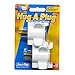 Hug-A-Plug Grounded Right Angle Adapter Plug - Twin Pack White primary