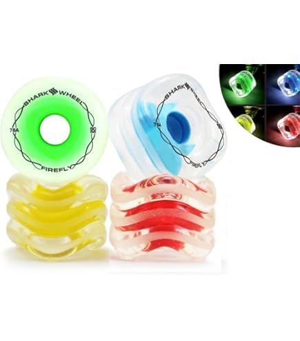Amazon.com : Shark Wheel Skating Wheels, Sidewinder 70mm 78a