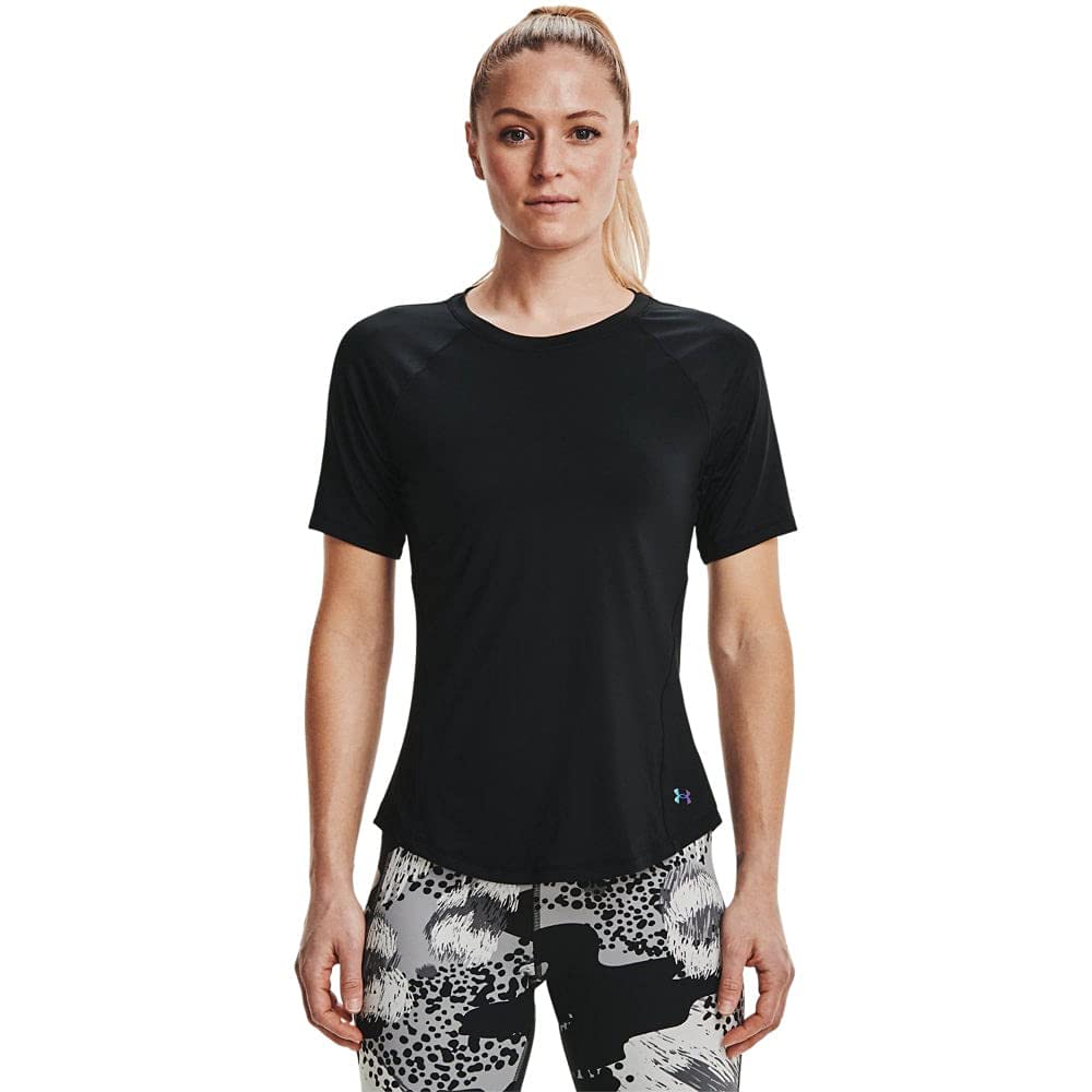 Under Armour Women Rush T-Shirt Womens Black 10 (S)