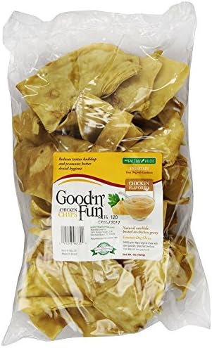 Healthy Hide Good 'n' Fun Chicken Flavored Natural Rawhide Chips, 2-Pounds