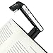 WITHit Fold Rechargeable Book Light – Black – Reading Light with Clip for Books – Two Brightness Settings, Portable, Lightweight - Integrated Rechargeable Battery, USB Cable