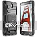 Evocel ZTE ZMAX 2 Case, [Generation Series] Belt Clip Holster, Kickstand, HD Screen Protector, Dual Layer for ZTE ZMAX 2 (Z958 / 2015 Release), Black (EVO-ZTEZ958-AB201)