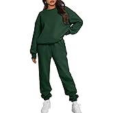 Trendy Queen Sweatsuits Women 2 Piece Outfits Two Piece Crewneck Sweatshirts Sets Lounge Fall Sweatpants 2026 Tracksuits