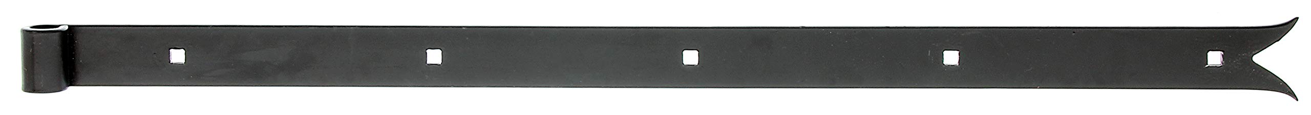 GAH-Alberts Shutter Hinge Straight with Pronged End Rolle 14 mm / 700 x 35 mm Black