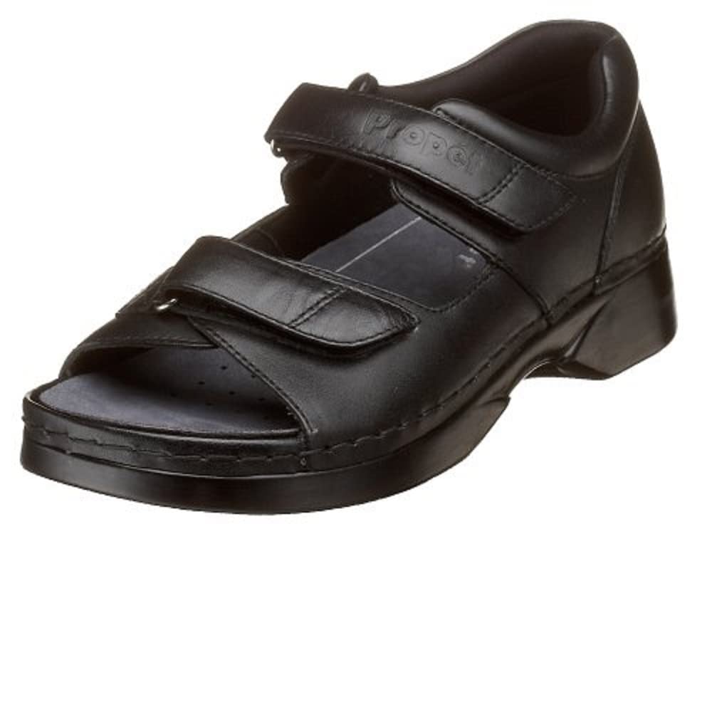 Photo 1 of Propét Women's W0089 Pedic Walker Sandal,Black,7.5 W (US Women's 7.5 D)