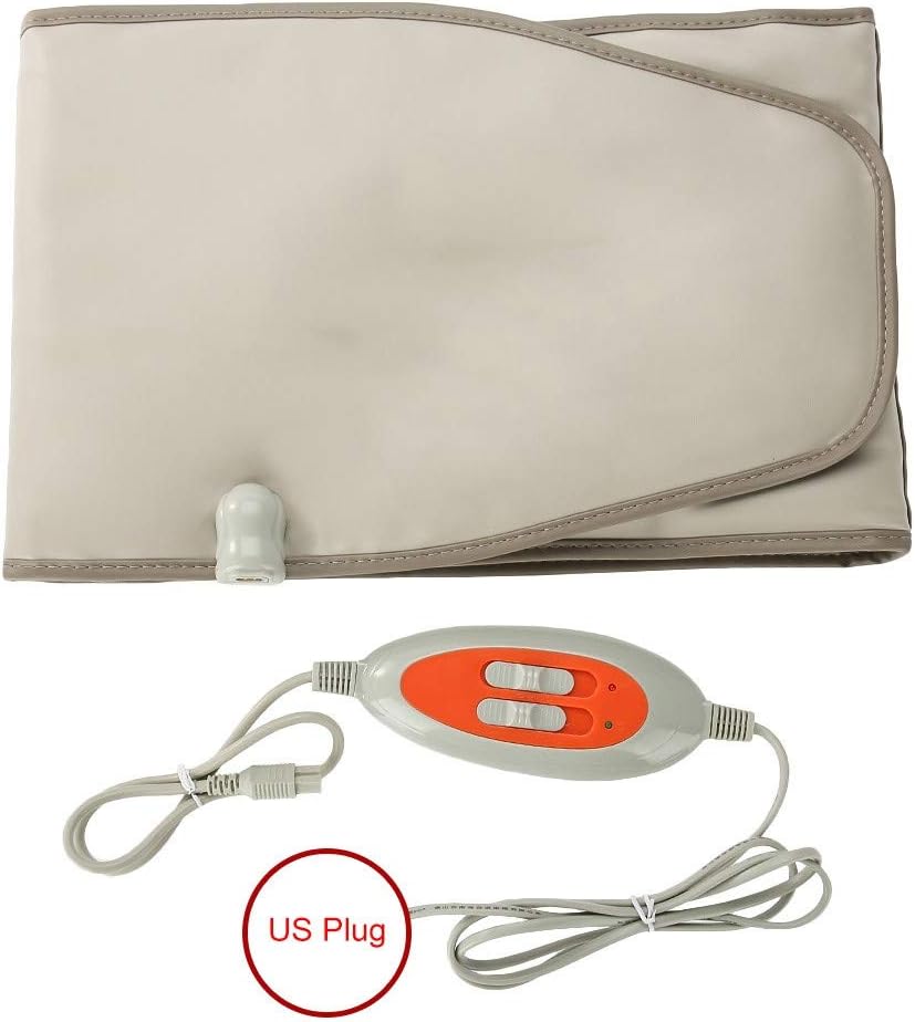 Slimming Belt with Hot Compress & Vibrating Massage Function Weight Losing Health Care Tools Heating Massager Fitness Device(Brown): Home & Kitchen