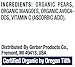 Gerber Organic 3rd Foods Fruits - Pears Mangoes & Avocado - 4.23 oz - 6 pk