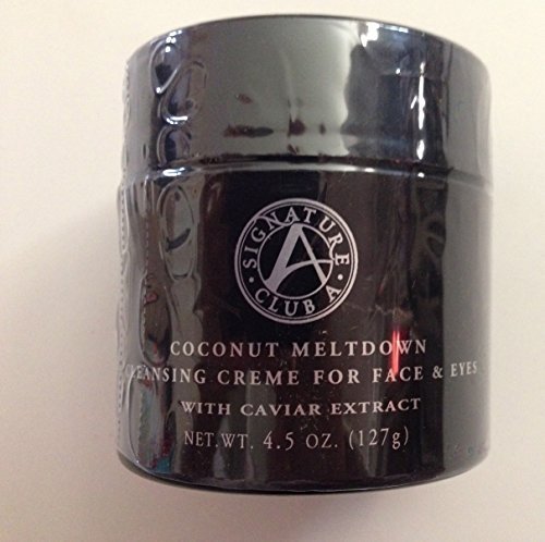 Signature Club a Coconut Meltdown Cleansing Cream for Face and Eyes with Caviar Extract 4.5 Oz. / 127 G