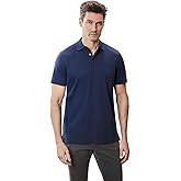 Robert Barakett Men's Pima Cotton Short Sleeve Honeycomb Collar Polo Shirt