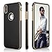LOHASIC for iPhone Xs Case, Leather Case for iPhone X, Slim Anti-Slip Grip Flexible Soft TPU Bumper Drop Proof Full Body Protective Phone Cover Cases for iPhone Xs & for iPhone X 10 Case 5.8