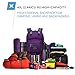 Mountaintop 40 Liter Hiking Backpack with Rain Cover for Outdoor Camping