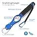 Ticoze Fish Gripper, Portable Fish Lip Gripper, Made from Rust-Proof Aluminum Alloy and TPR Handle, Blue