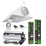 VIVOSUN Hydroponic 400 Watt HPS MH Grow Light Air Cooled Reflector Kit - Easy to Set up, High Stability & Compatibility (Enhanced Version)