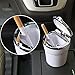 KDL Cigarette Ashtray Portable Stainless Holder Cup Car Travel LED Blue Light£¨White £
