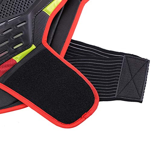 BARHAR Motorcycle Protective Gear Protective Clothing Cycling Armor Body Chest Spine Protector Vest Protective (M back length 52cm)