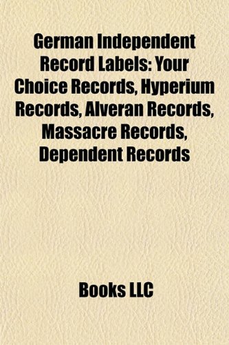 German independent record labels: Ant-Zen, Your Choice ...
