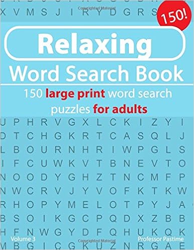 Relaxing Word Search Book 150 Travel Word Search Puzzles For Adults Relaxing Word Search Book S Pastime Professor Amazon Com Books