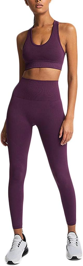 Wtouhe Women's Gym Clothing Set,Sale Ladies Casual Comfort Digital Printing Vest Trousers Sports Suit Yoga Pants Fitness Suit